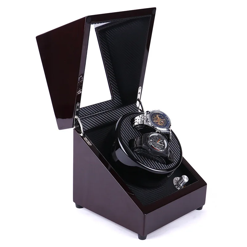 

Tan yun Zhiyuan Baked Paint Red + Carbon 2 + 0 Self-Winding ma da he High-End Watch Winder Watch Box