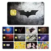  Matte 3M PVC Animie  Batman Skull Sticker Case Cover Skin Film for Credit Card Debt Card Small Big Chip ► Photo 1/6