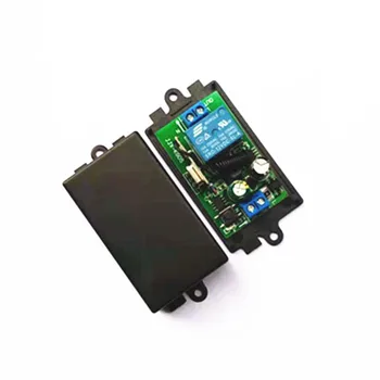 

433 MHz AC 110V 220V Wireless 1CH RF Transmitter Remote Control Switch + RF Relay Receiver For Light Garage Door Opener