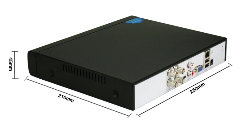 Прибор формата Blue-Ray H.265+ XMeye Hi3520D 5MP 4CH 4 канала WI-FI гибрид коаксиальный 6 в 1 TVI CVI NVR AHD видеонаблюдения DVR