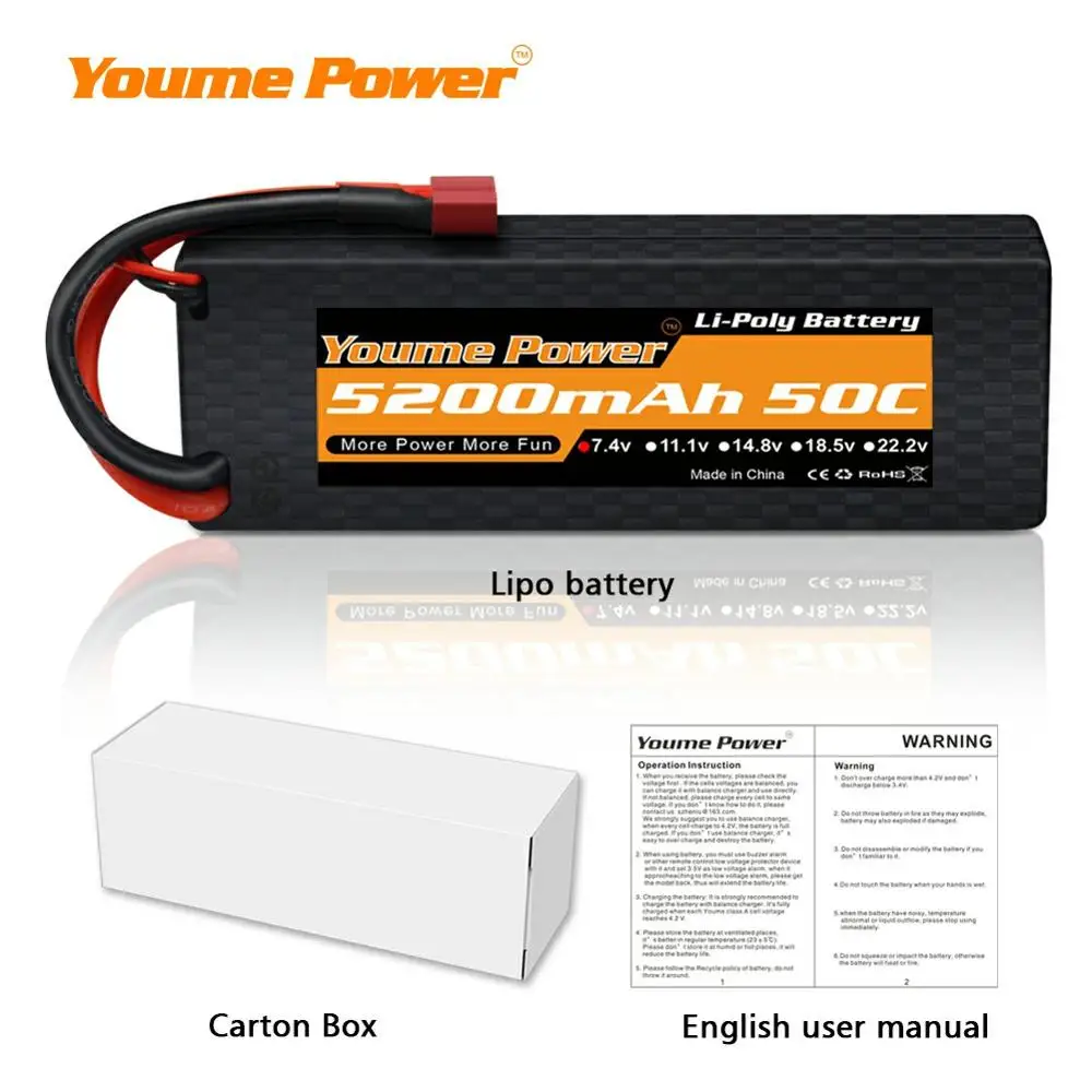 VARCS 2S 3S 4S Lipo Batería 7500mAh 130C Con XT60 EC5 TRX T/DEANS XT90 XT150 Enchufe HardCase Para 1/8 Buggy RC Coche Barco Avión - AliExprs 26