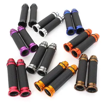 

CNC 22mm Aluminum Motorcycle Motorbike Dirt Bike Hand Grips Handlebar Rubber