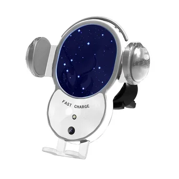 

Wireless Charging Car Phone Holder Charger Fast Charging Bracket Automatic Car Air Vent Navi Mount For Smart Phone IY333