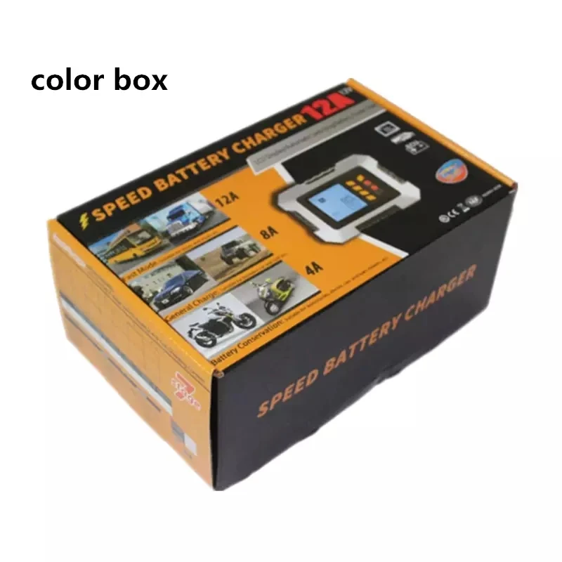inteligente controlador totalmente automatico bateria carregadores display lcd digital chumbo acido 05