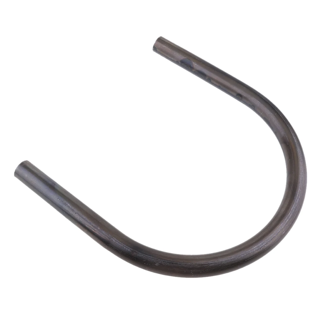 Universal Motorcycle Seat Hoop Rear Seat Frame Loop Bracket Grab Rail Bars Handle DIY Accessory, Black, Metal - 230mm