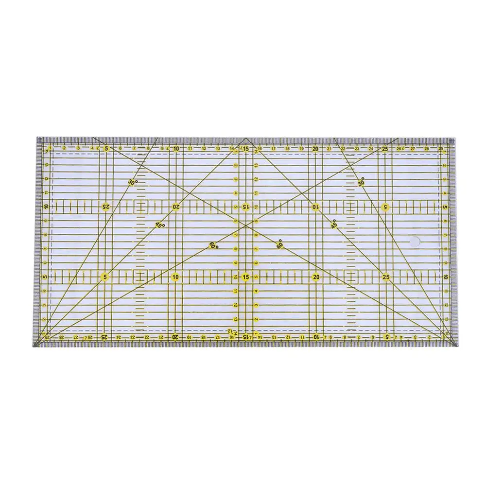 30x15 см швейная Лоскутная линейка портновские инструменты ткань швейная ткань Лоскутная линейка DIY Ручная сетка режущая швейная машинка аксессуары - Цвет: 06