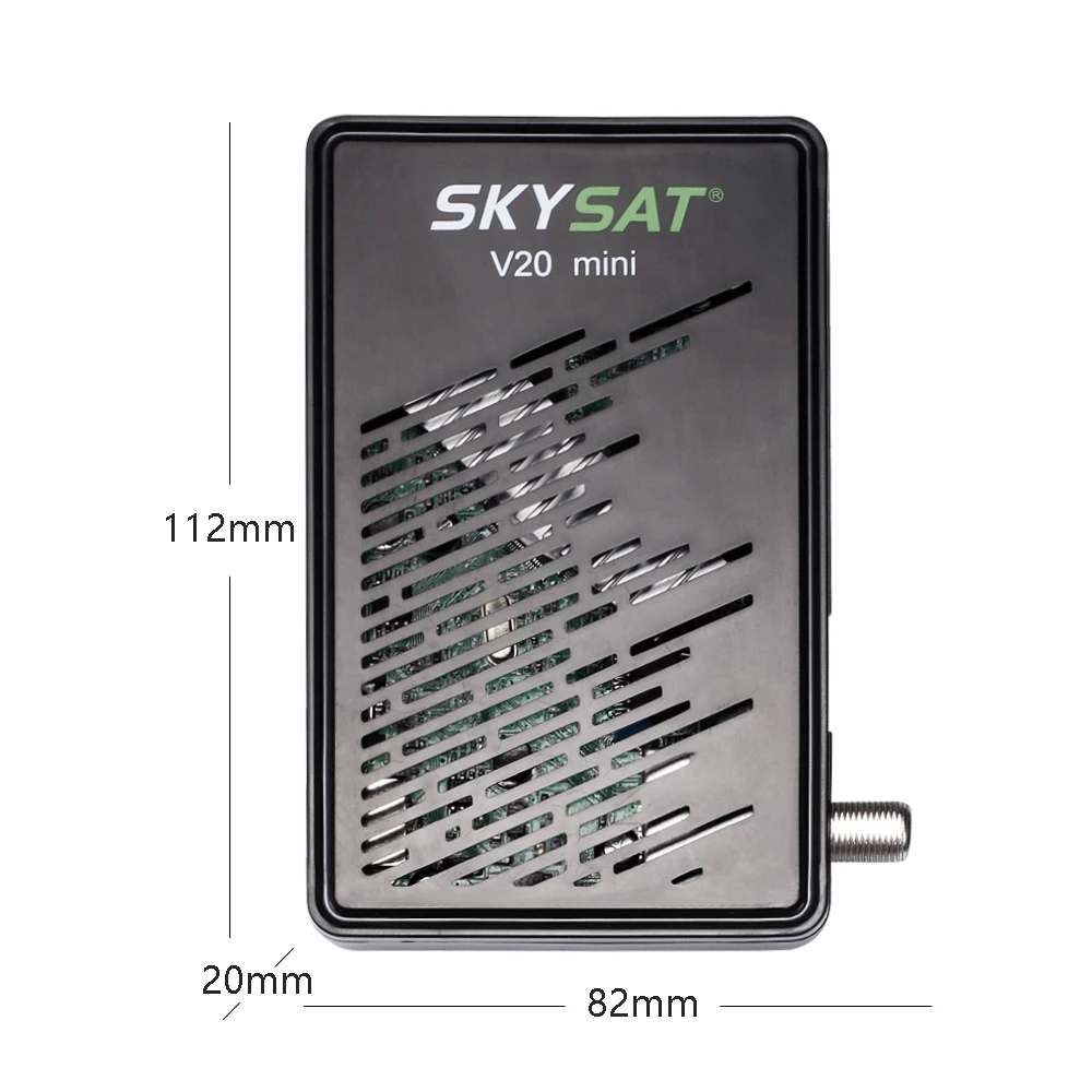 [4 шт.] спутниковый ресивер SKYSAT V20 Mini DVB S2 H.265 CCCams Autoroll Powervu Biss Youtube IP tv спутниковый ресивер ТВ приемник
