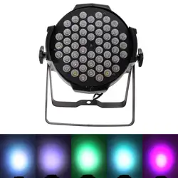 180 Вт 54*3 Вт RGB светодиодный DMX512/Авто/звук активный/Master-Slave «3 в 1» диджей бар сцена вечерние Parcan бордовый