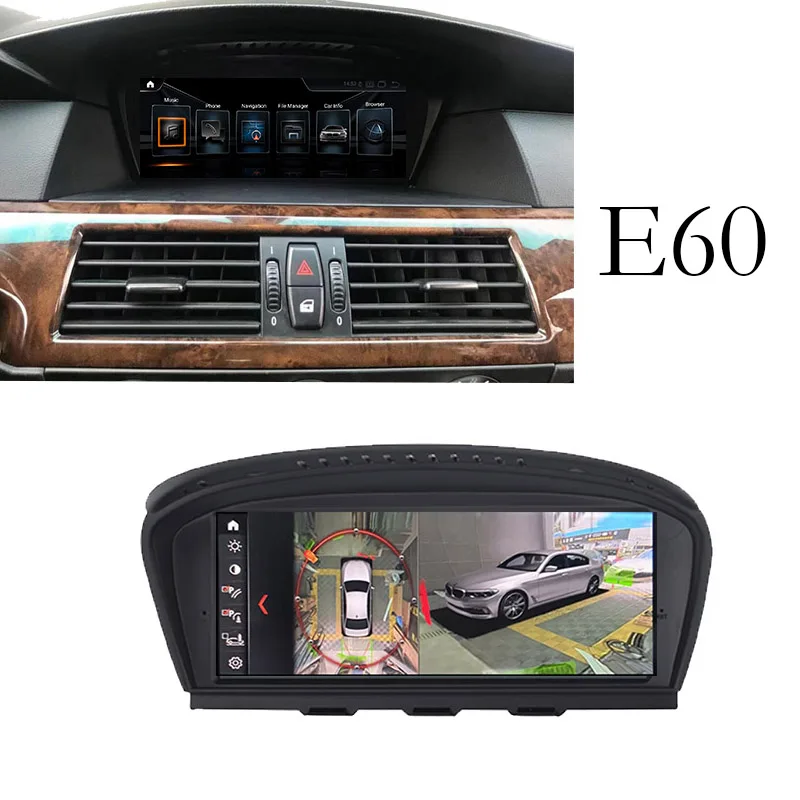 Car 4G Multimedia GPS Audio Radio Stereo For BMW 5 Series E60 2005~2010 CarPlay WiFi TPMS For CCC Navigation 360 View