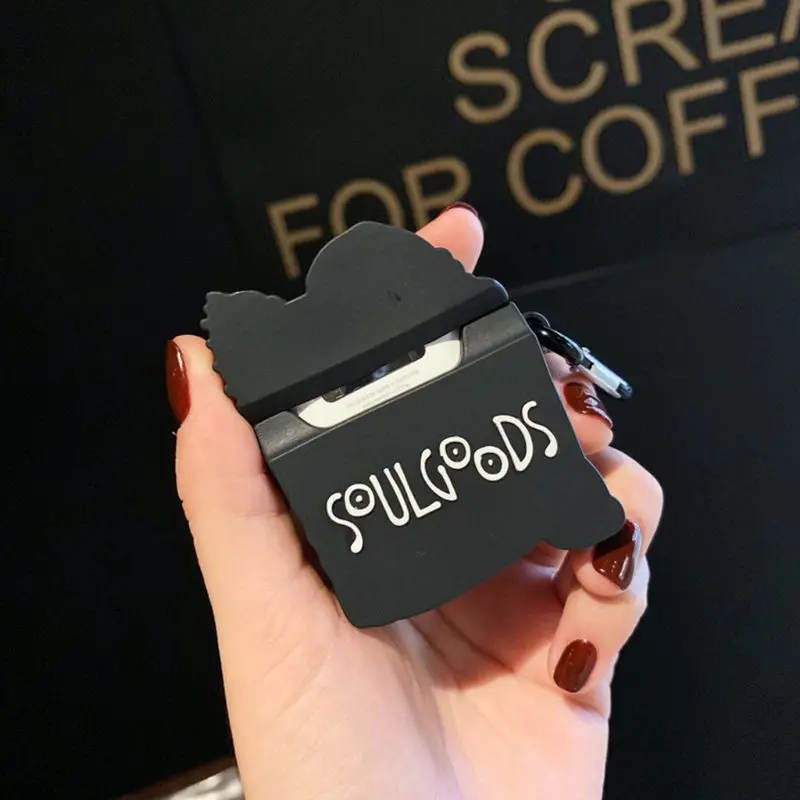 Защитный силиконовый чехол с головой тигра для Airpods 1/2 Kit