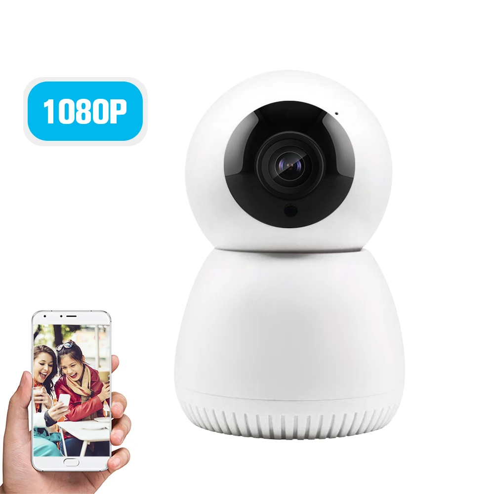 1080P HD радионяня IP камера WiFi Беспроводная Сеть мини-камера Двусторонняя Аудио Обнаружение движения для домашнего видеонаблюдения
