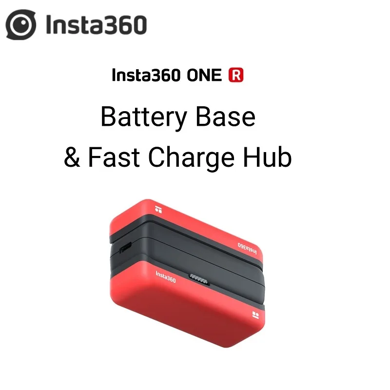 Insta360 One R-Base de batería de carga rápida, Hub Vertical, Base de batería ONE R, carcasa de buceo para Insta 360 One R, accesorios