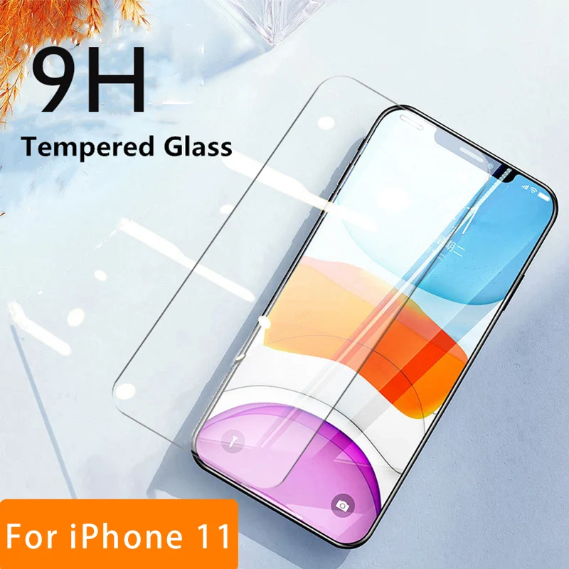 

Protective Glass Toughed Phone Screen Protector for iPhone XR Front Film for iPhone 7 Plus 9H HD Hard Tempered Glass