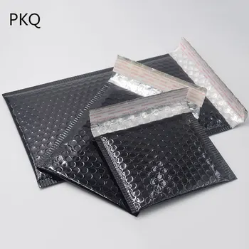 

10pcs/lot Black Film Bubble Envelope Courier Bags Waterproof Packaging Mailing Bags Self seal Mailers Padded Shipping Envelope