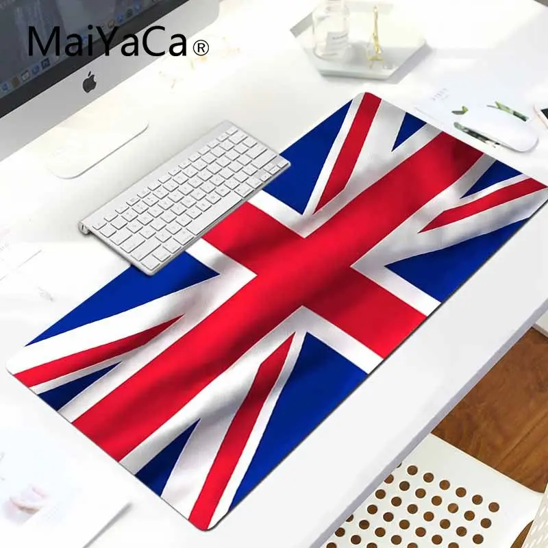 MaiYaCa пользовательский кожаный британский флаг DIY дизайн игровой с узором коврик для мыши ноутбука игровой коврик для мыши