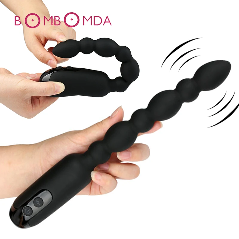 Anal Sex Toys Vibrator For Woman Men Dildo Butt Plug Stimulator Prostate Massager Vibration Beads Adult Products | Красота и здоровье