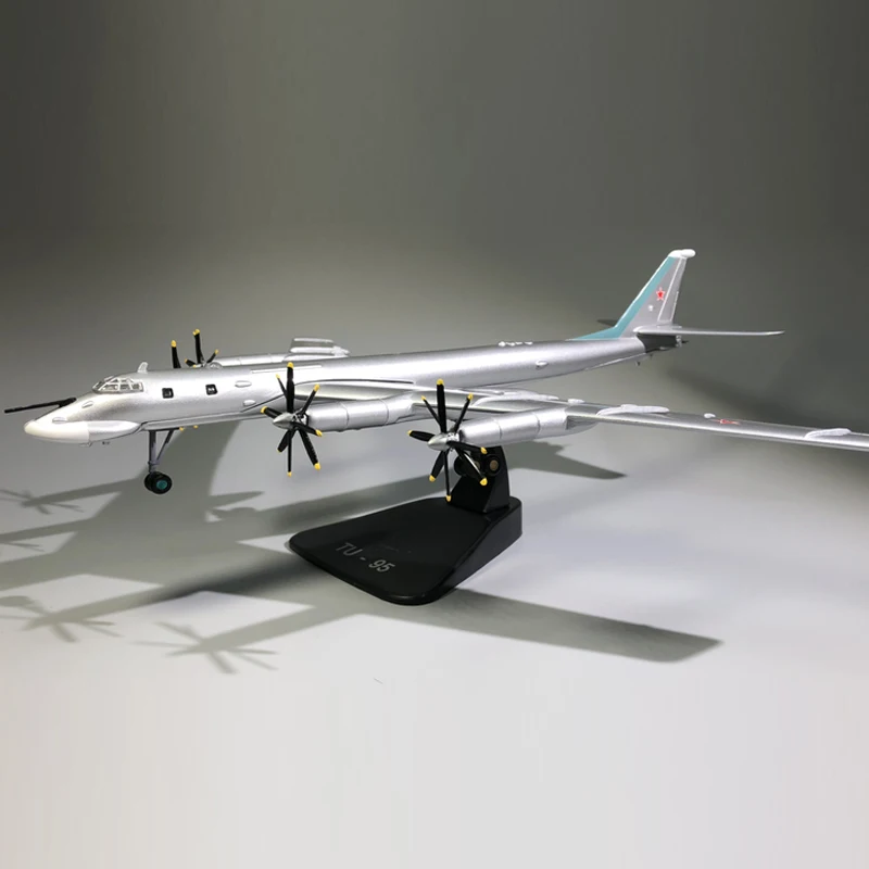 1:144, TU-95, российский дальний военный истребитель-бомбардировщик Aircraf, литой под давлением, модель самолета, литая под давлением, Военная коллекция