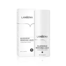 

LANBENA Blackhead Outlet Fluid Fashion Firming and Firming Pore Deep Cleansing Serum Bamboo Charcoal Fluid 20ml