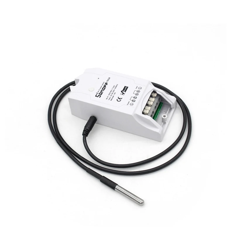 

ITEAD Sonoff TH10/16 WIFI Switch SI7021 DS18B20 Temperature Humidity Sensor Wifi Remote Control For Smart Home Automation Module