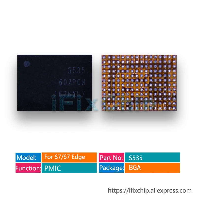 1 шт. 20 шт./лот S535 большая мощность IC для Sumsung S7/S7 Edge G930FD G935S основной чип источника