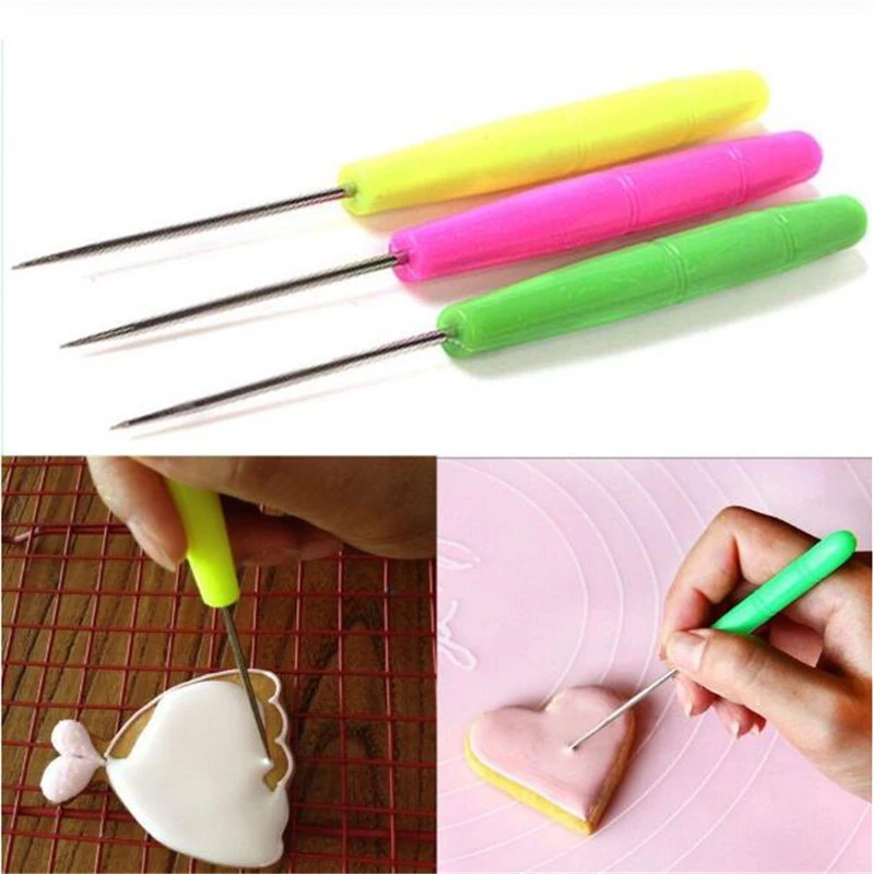 Scriber Needle Modelling Tool Baking Marking Patterns Icing Sugarcraft Cake Decorating Icing Carve DIY Fondant Cookie Decor