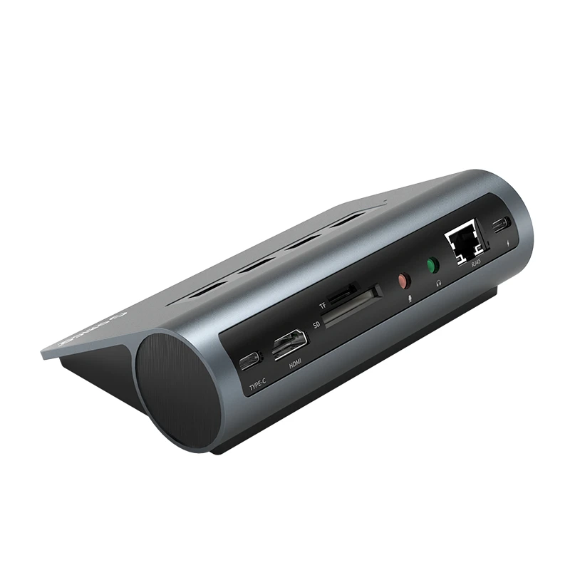 

Orico 11 in 1 USB-C Hub Adapter Multi HDMI USB3.0 PD 60W RJ45 Card Reader Audio OTG Adapter Dock USB Splitter For MacBook Huawei