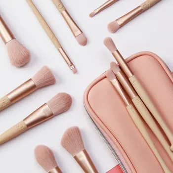 

NEW 2020 12pcs Makeup Brushes Set Beauty Make Up Brushes Powder Foundation Blush Brush Lip Eyeshdow Brush Brush With Bag