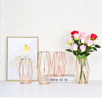 

Diamond Terrarium Hydroponic Plant Vases Flower Pot Transparent Vase Glass Tabletop Plants Bonsai Decor