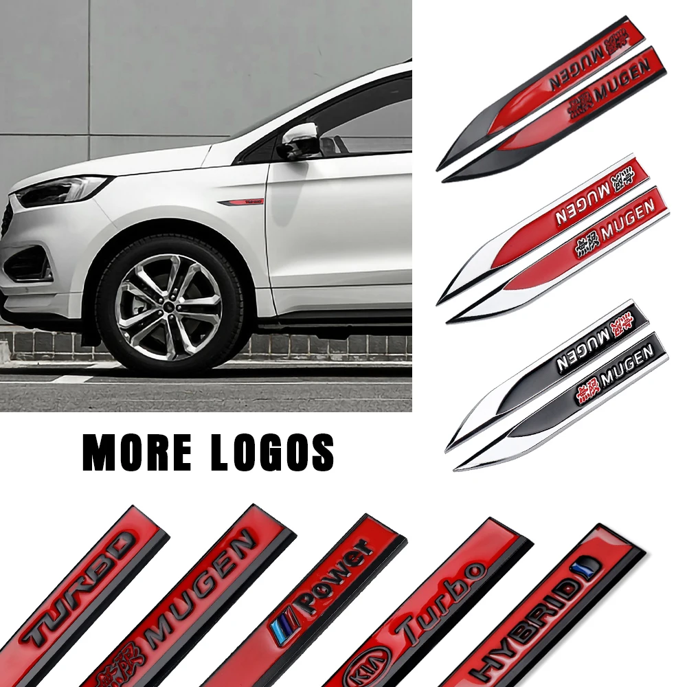 2PCS Car Fender Side Badge Decal Body Decoration Sticker For Seat FR Emblem Leon Ibiza Cupra Exeo Ateca Sportcoupe Formentor