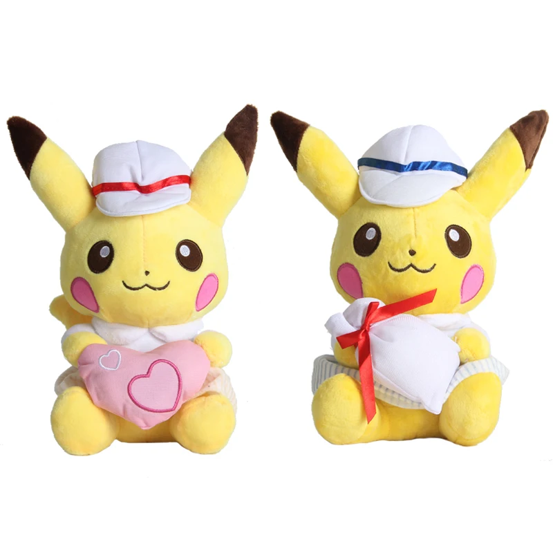 TAKARA TOMY Покемон Прекрасный Пикачу Плюшевые Косплей Любовь ткань сумка Кукла Kawaii аниме игрушки для девушки подарок