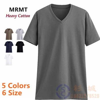 

2020 MRMT V-Neck Cotton Men's T Shirt Short Sleeve Men T-Shirt Brand New Leisure Man T-Shirts For Male Tops Tees Shirts