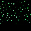 Prix spécial! 50pcs 3D étoiles dans la lampe fluorescente rougeoyante sombre sur le salon mur autocollant en plastique décor à la maison pour la chambre d'enfants ► Photo 2/6