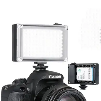 

96 LED Phone Video Light Photo Lighting on Camera Hot Shoe LED Lamp For Canon Nikon DSLR Phone Camcorder