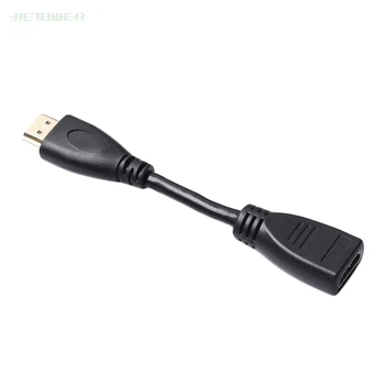 

Mini HDMI Male to Female Swivel Adapter Converter Black Any Angle Adjustable Rotation Swivel Adapter Converter 300pcs/lot