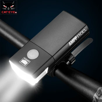 

Cateye Bicycle Light Headlight 1100 Lumens USB Rechargebale Mountain Road Night Rainproof Flashlight Bike Accessories 5 Modes