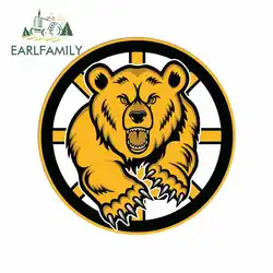 EARLFAMILY, 13 см x 13 см, для Boston Bruins, тонкая наклейка, персональная наклейка, s, винтажная, гоночная, наклейка, наклейка, для автомобиля, Стайлинг