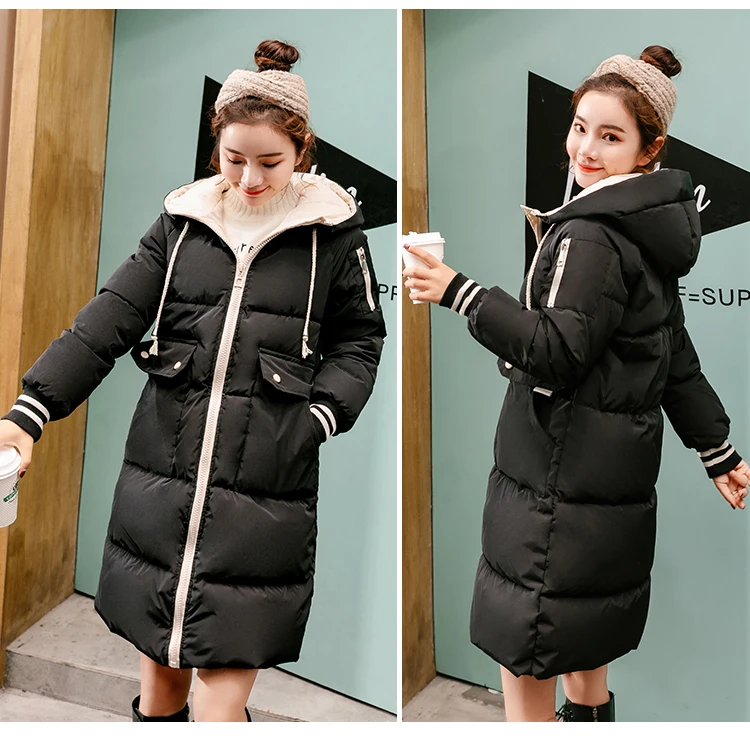Одежда средней длины с хлопковой подкладкой, женский зимний толстый теплый пуховик, одежда с хлопковой подкладкой, пальто, стиль, корейский стиль Fa