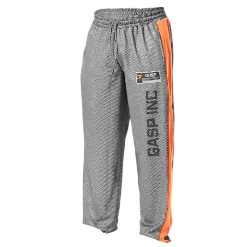 Мужские спортивные штаны, быстро сохнут, свободные спортивные штаны, Мужские штаны для бега, бега, отдыха, фитнеса, тренажерного зала, тренировки, спортивные штаны, спортивная одежда - Цвет: orange
