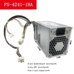 HP d'origine PS 4241 1HA PS 4241 2HF D12 240P1A Adapté pour 400 600 800 G1 G2 G3 MFS Petit Boîtier 6 broches Alimentation de L'ordinateur 
