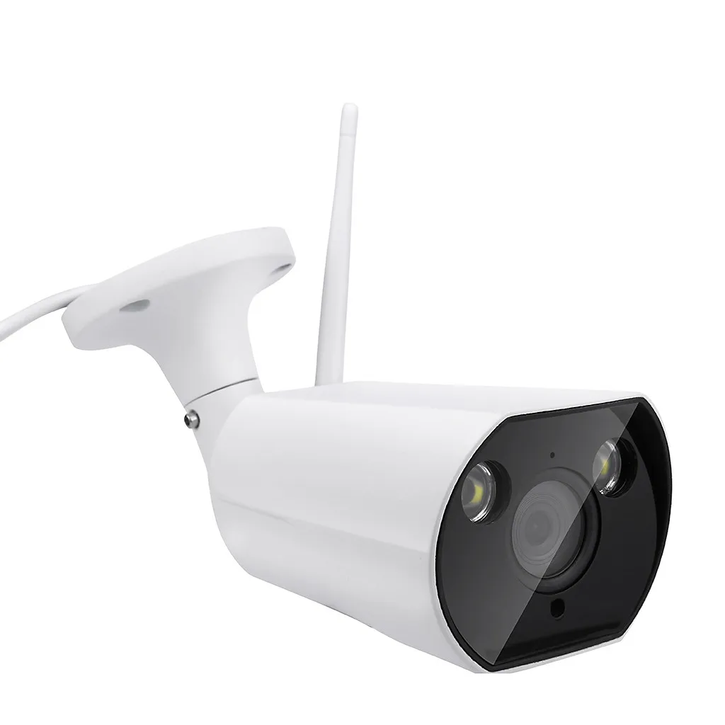 Wi-Fi 1080P HD Водонепроницаемый безопасности SD карта IP пуля Камера ИК Ночное видение 2-полосная аудио Облачное хранилище для Onvif 1/2. " CMOS