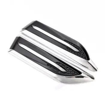 

Side Cover Hood Air Intake Flow Vent Anticollision Protector Shark Gills Decoration Stickers Interior Accessories