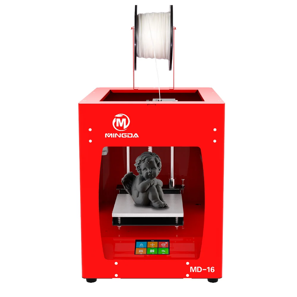 

EU warehouse full metal frame MINGDA MD-16 3D Printer with colorful touch screen PLA ABS TPU diy kit printing machine