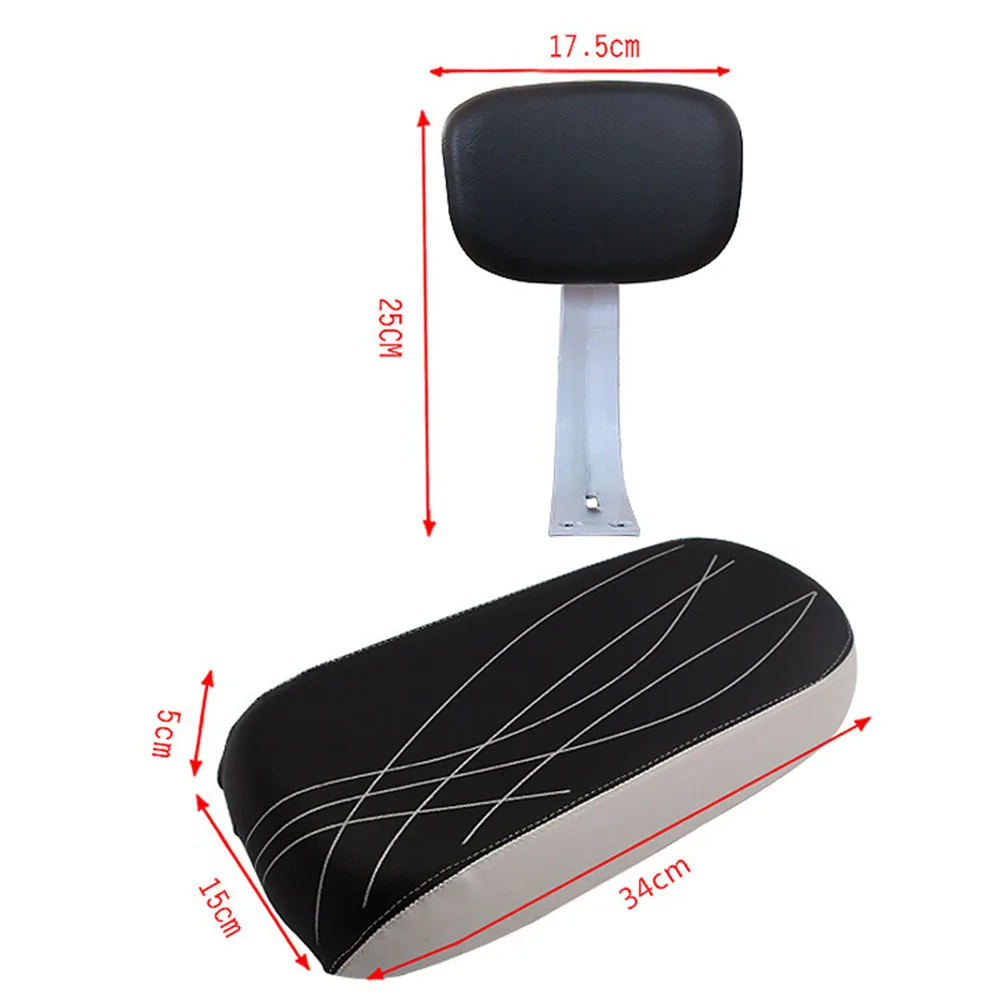 Bicycle Rear Seat Backrest Child Pad Kid Outdoor Riding Cushion Non-Slip Mountain Bike Carrier Comfortable Cycling Ergonomic