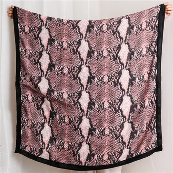 

Women Snake Print Scarf Girls Animal Printed Scarf Pythons Printing Scarf Capes Soft Rectangle Shawls Wraps Long Pink Scarf