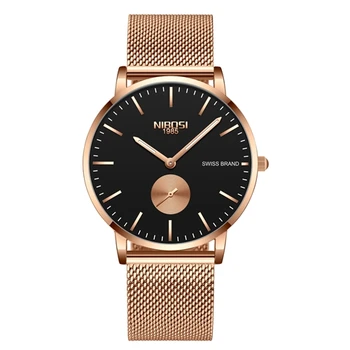 

2020 new Mens Watches Top Brand Luxury Fashion Exquisite Generous Quartz Watch Men Casual Slim Mesh Steel Waterproof Sport Watch