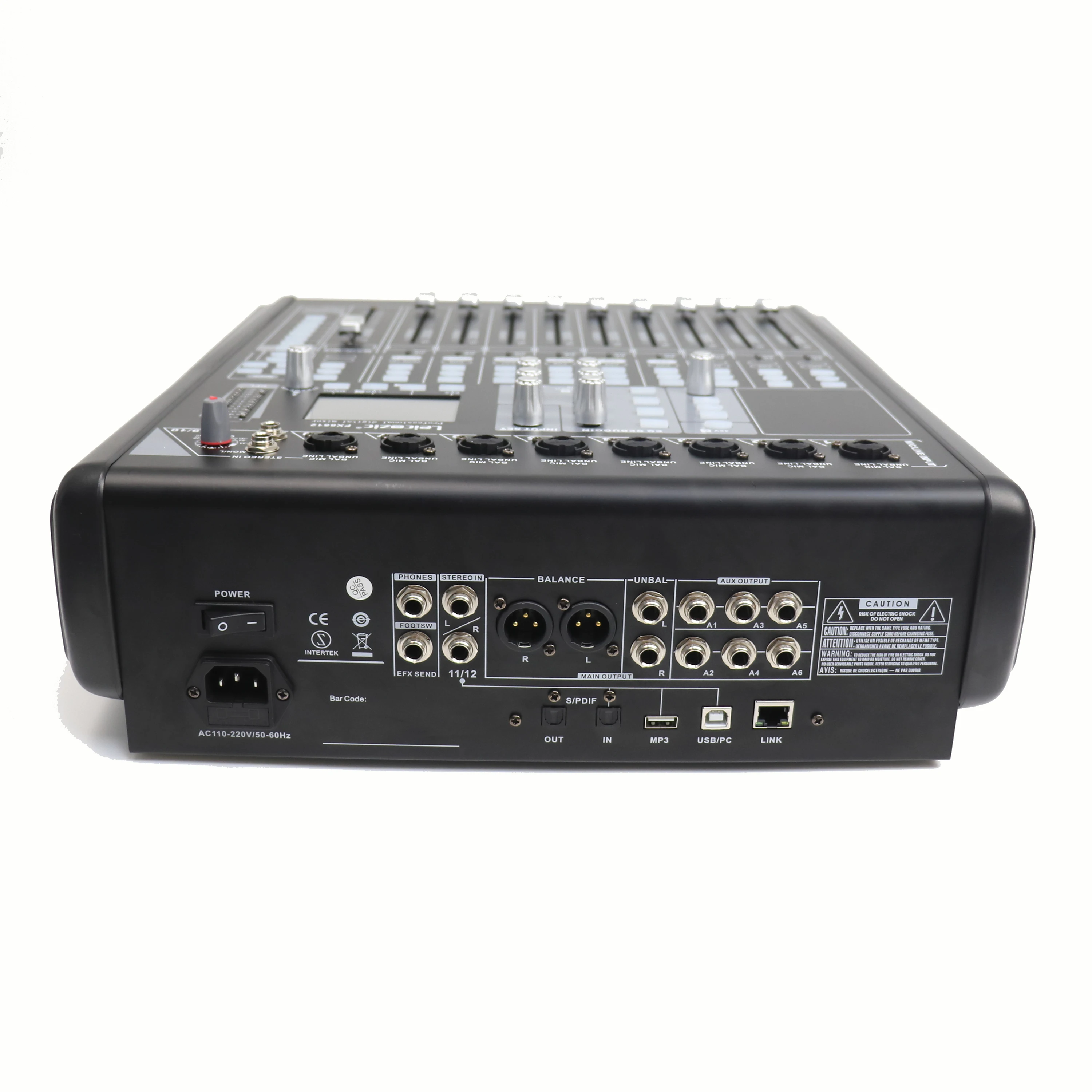 US $359.10 Paulkitson MX8812 Console Mixer Professional Stage Performance 12 Channel Digital Mixer Recording Mixing DJ Audio Sound System