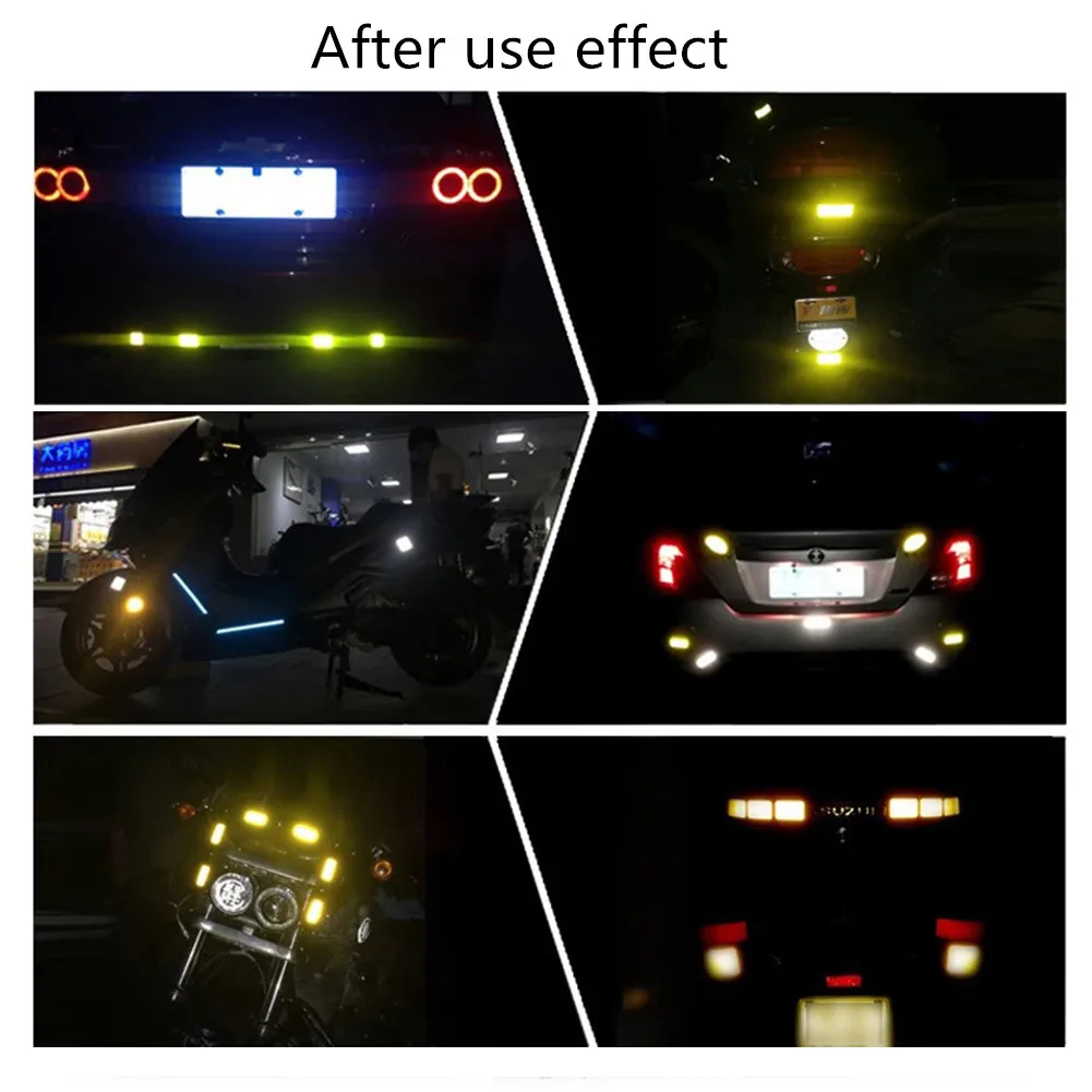 10 шт./компл. автомобильные аксессуары светоотражающая лента водонепроницаемые