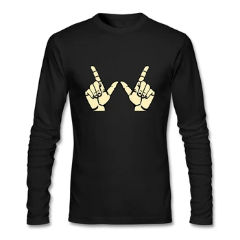 

Kawaii Men T Shirts Whatever Cotton Round Collar Long Sleeve Tops For Man