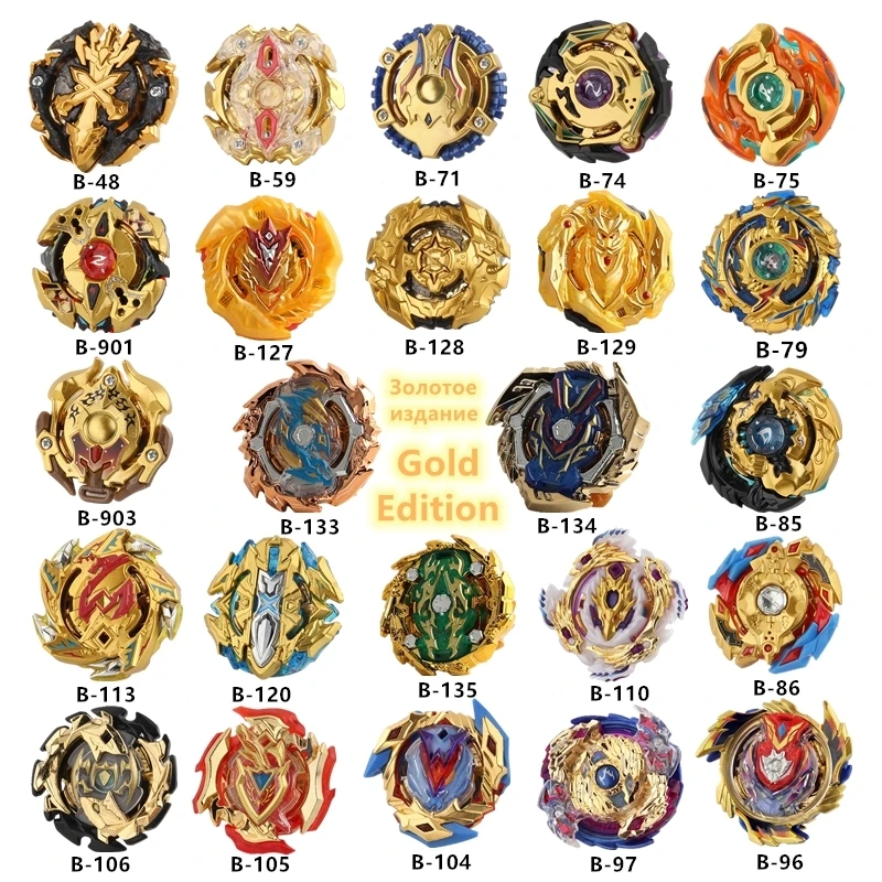 Lucu Joy Gold Edition Beyblade Burst Starter B 110b 113b 120b 129 Bey Blade Blades Logam Fusion Berjuang Spinning Top Launcher Berputar Tops Aliexpress