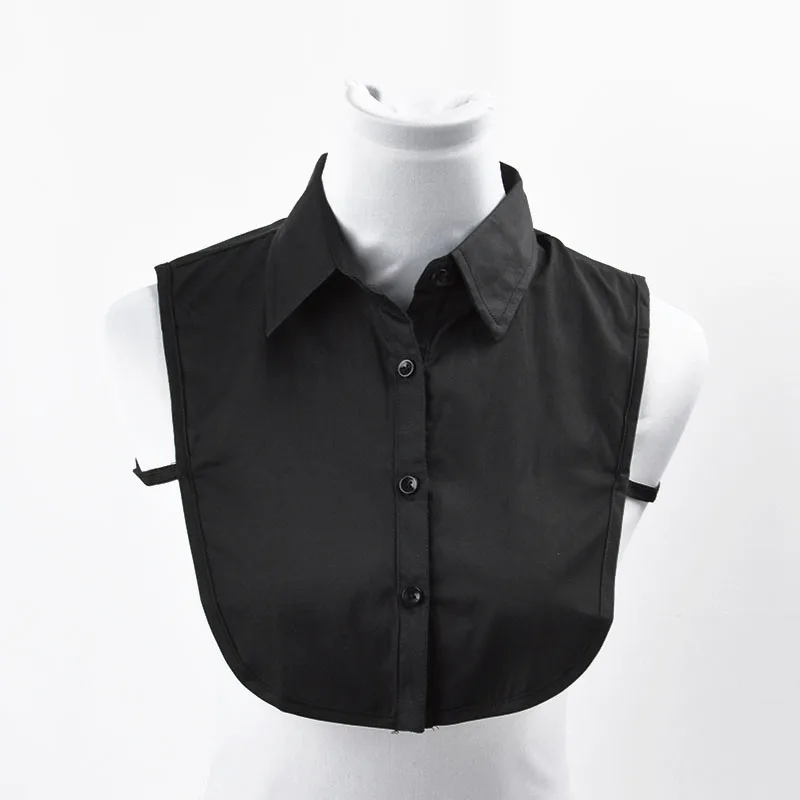Модные кружевные однотонные рубашки с имитацией воротника Женская одежда рубашка с воротником Блузка для девочек